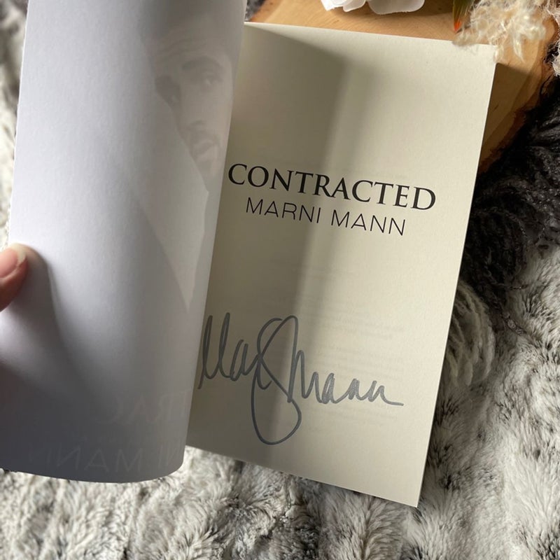 Contracted (signed by author)