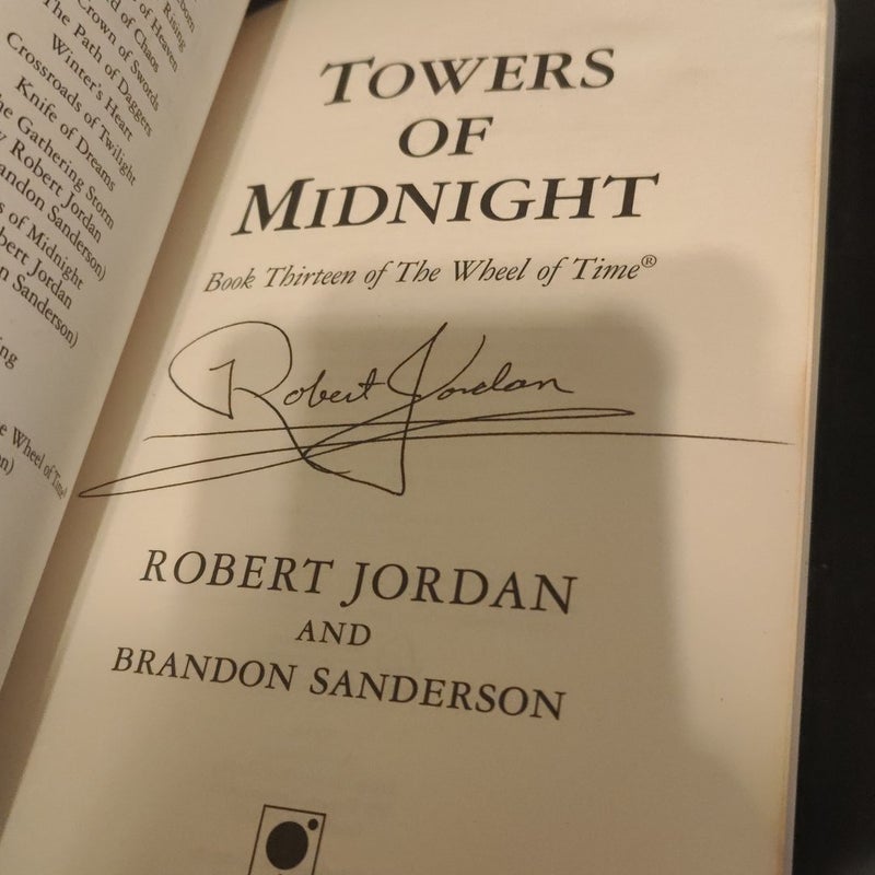 Towers of Midnight signed