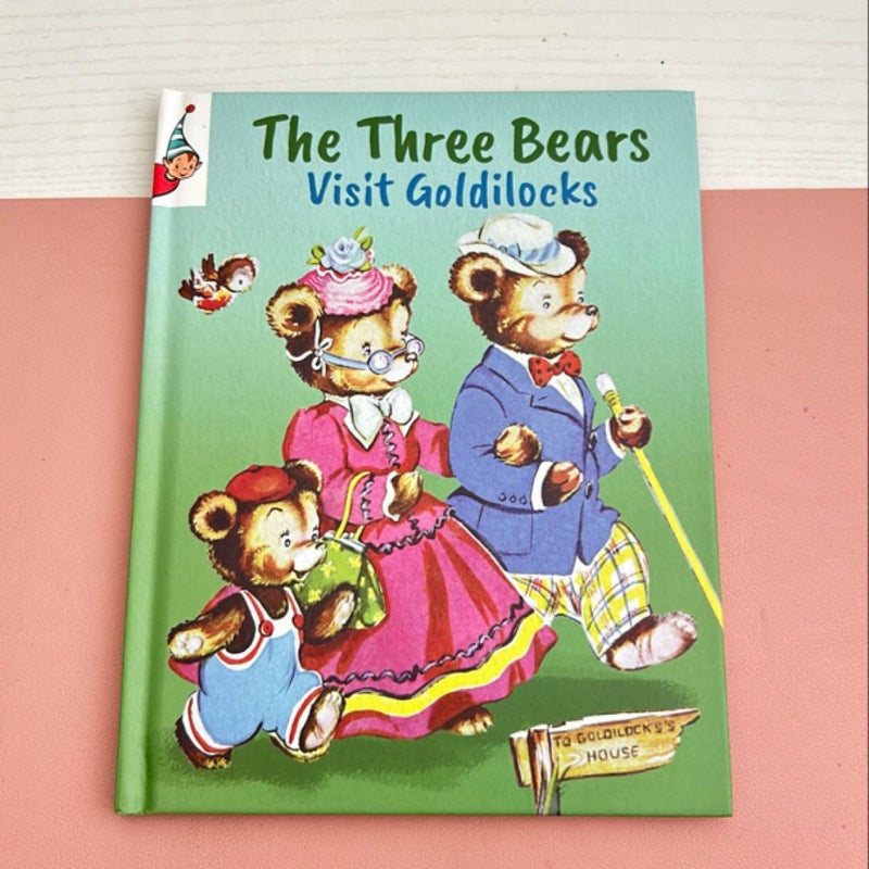 The Three Bears Visit Goldilocks Vintage Storybook 