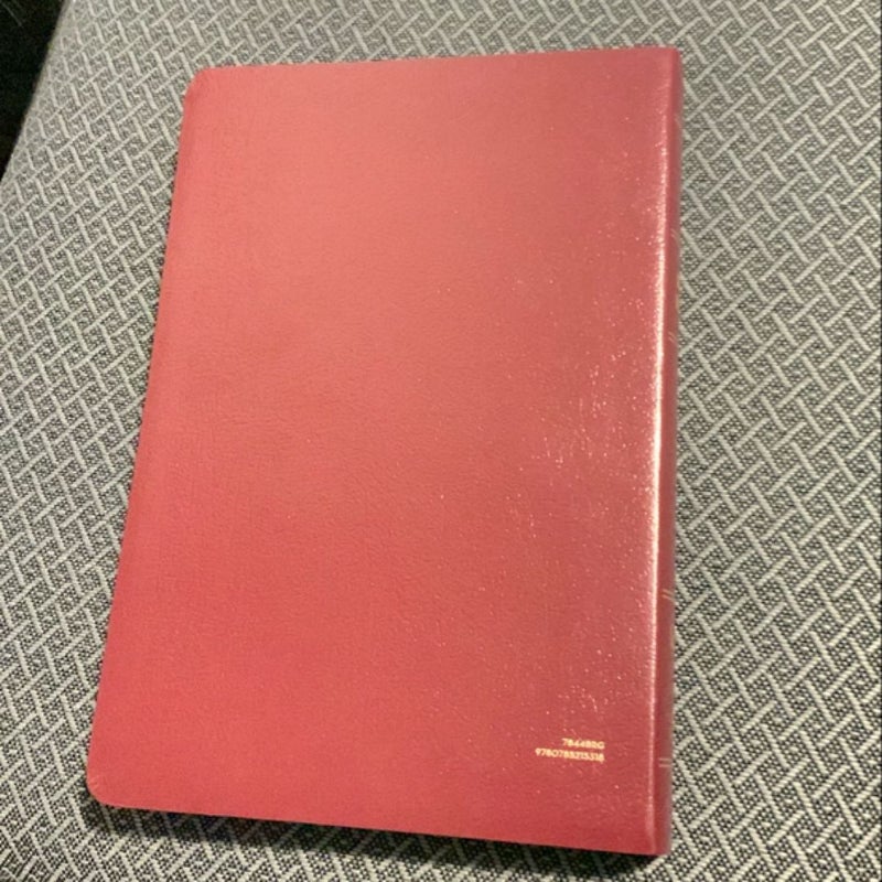KJV Reference Bible Red Letter Edition [Giant Print, Burgundy]