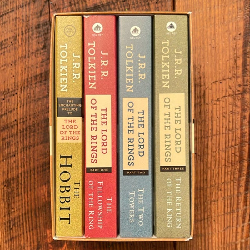 J. R. R. Tolkien 4-Book Boxed Set: the Hobbit and the Lord of the Rings
