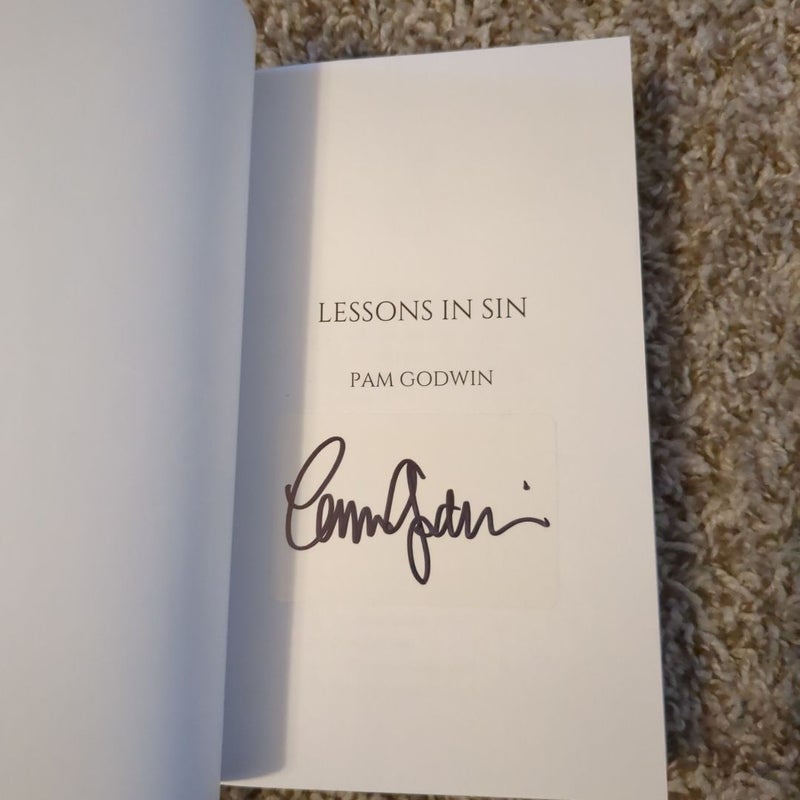 SIGNED Lessons in Sin