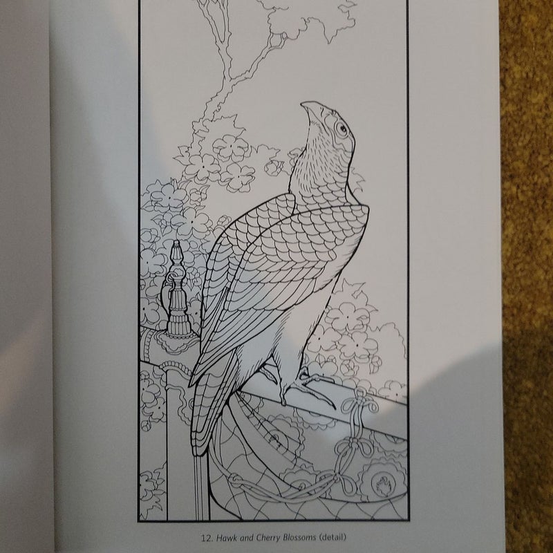 Birds, Flowers, and Natura Coloring Book (CB121)