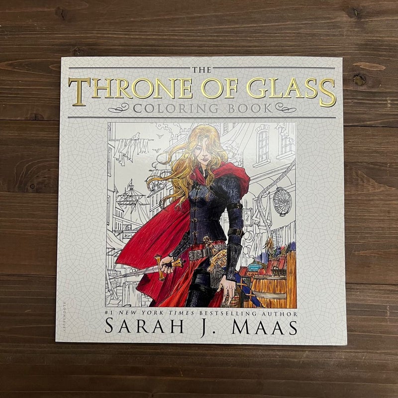 The Throne of Glass Coloring Book (Non-Colored, 1st Edition-Run)