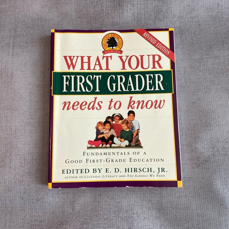 What Your First Grader Needs to Know