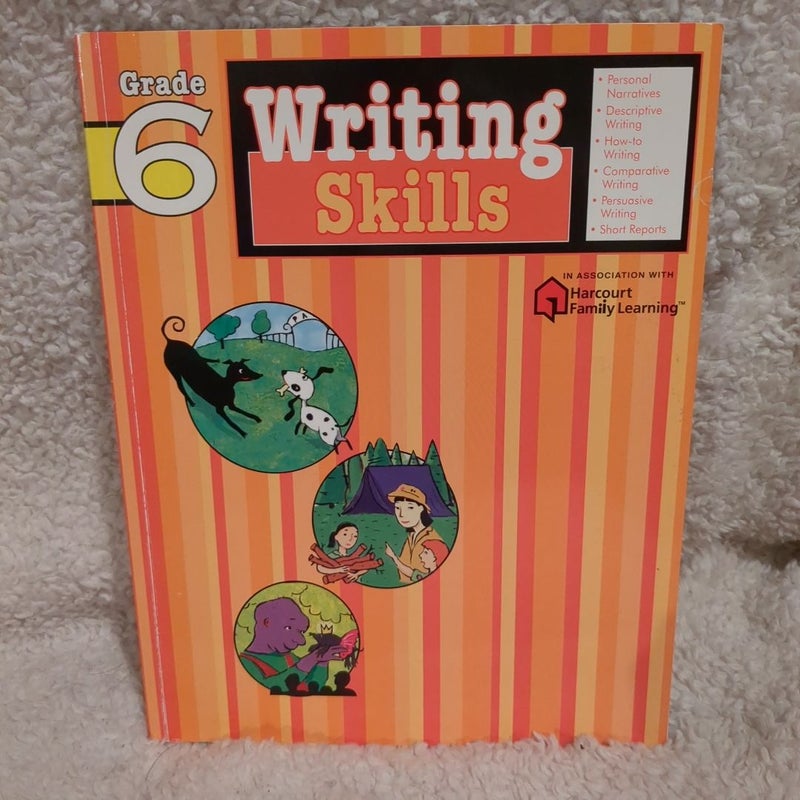 Writing Skills: Grade 6 (Flash Kids Harcourt Family Learning)