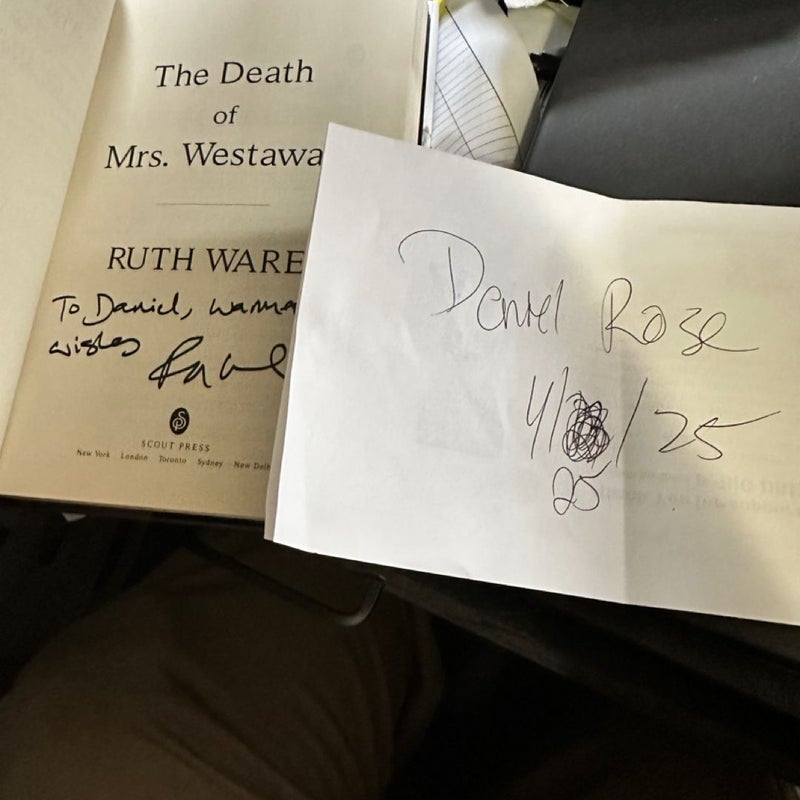 Lot of Ruth Ware Books all SIGNED