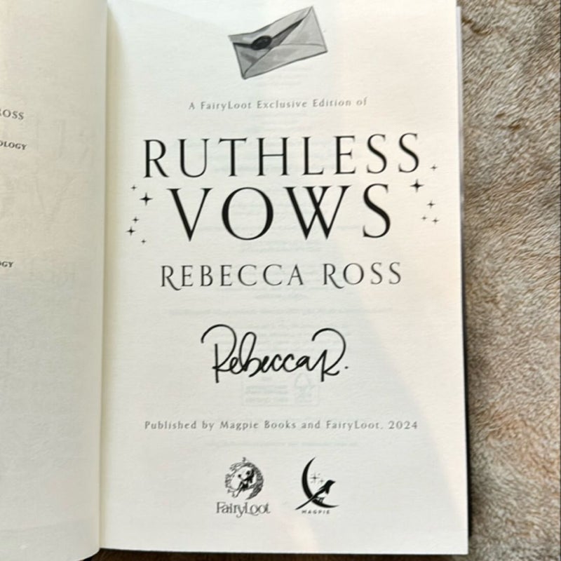 Ruthless Vows *SIGNED*