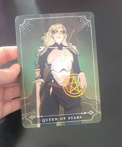 Fairyloot Queen of Stars Tarot Card