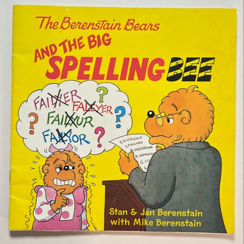 The Berenstain Bears and the Big Spelling Bee