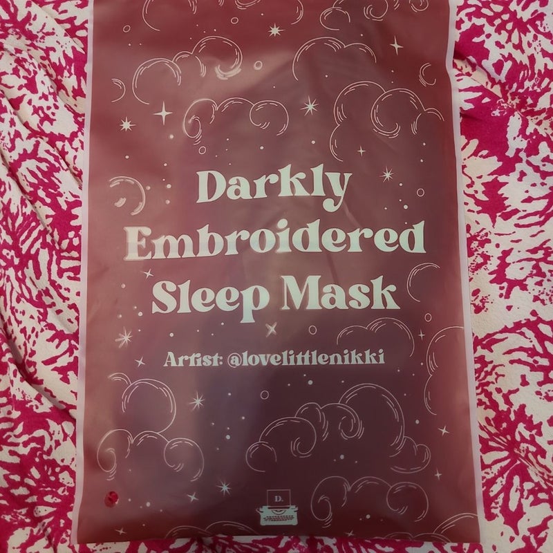 Bookish Box Darkly Satin Sleep Mask