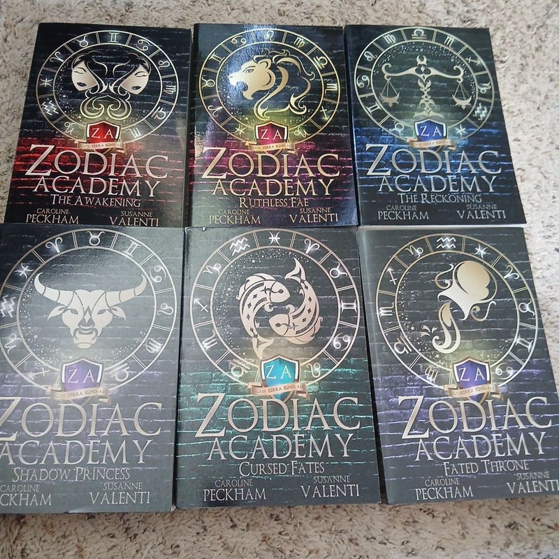 Zodiac Academy 1-6, Original Covers