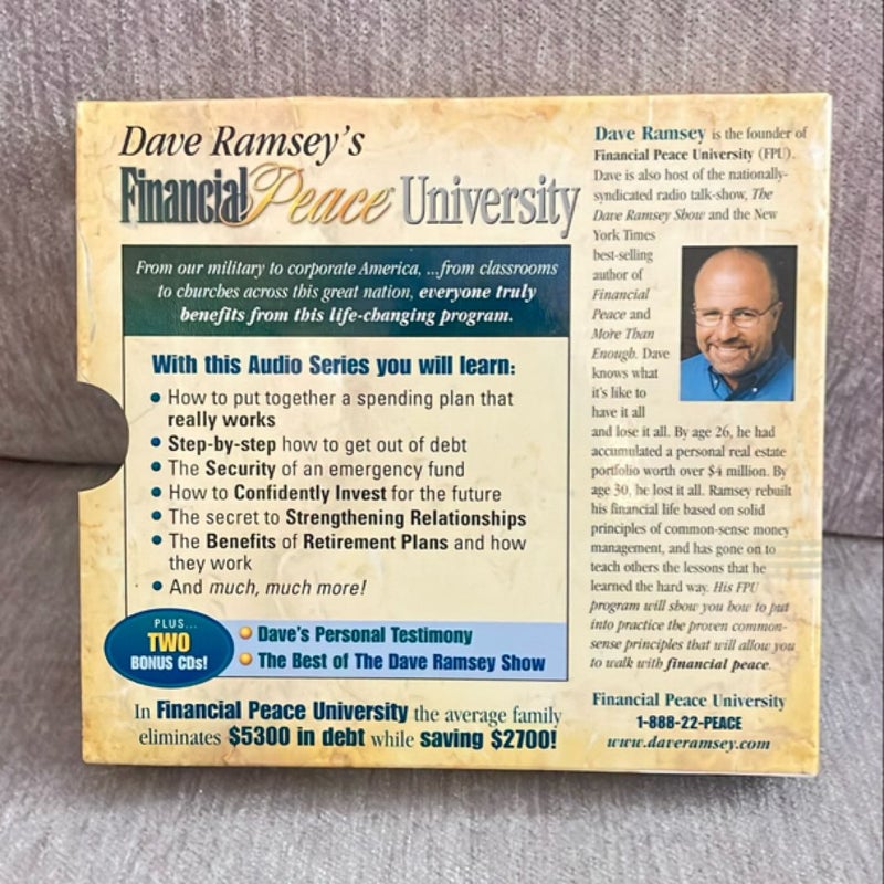 Dave Ramsey Financial Peace University Audio CD Library