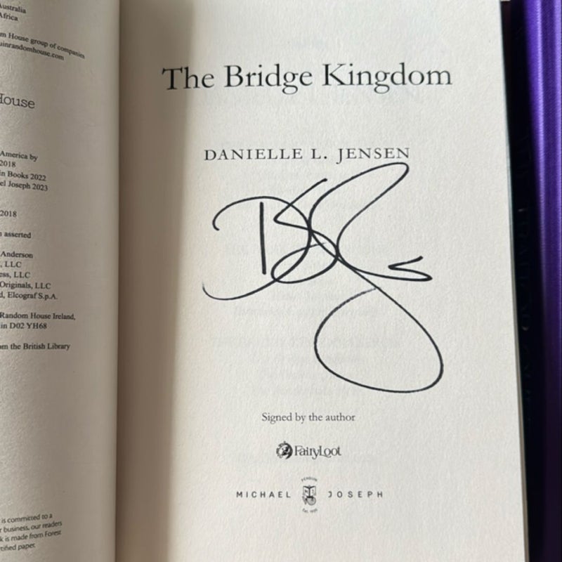 The Bridge kingdom signed fairyloot edition