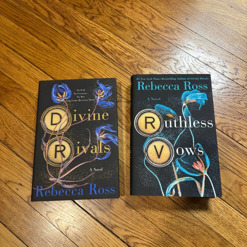 Divine Rivals and Ruthless Vows by Rebecca Ross, Hardcover Pangobooks