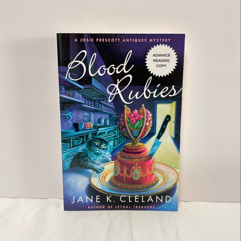 Blood Rubies signed ARC