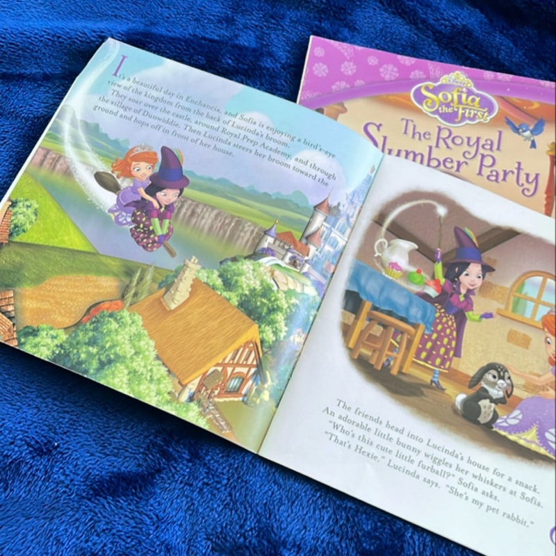 BOOK BUNDLE: Sofia the First a Magical Match and Sofia the First The Royal Slumber Party