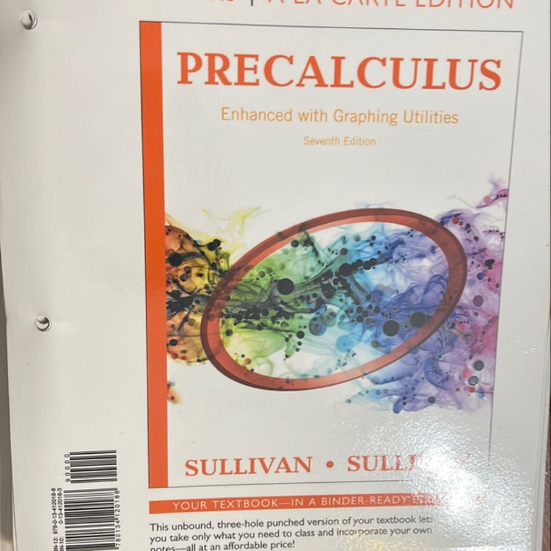 Precalculus Enhanced with Graphing Utilities, Books a la Carte Edition