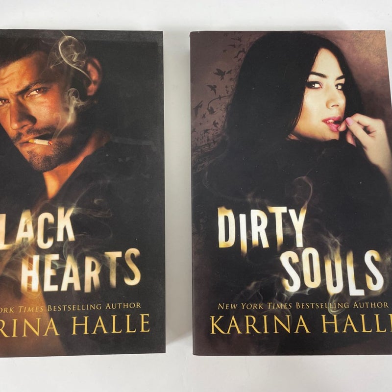 Sins Duet: Black Hearts and Dirty Souls paperback set