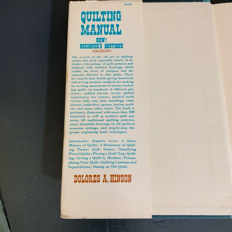 Quilting Manual - 1970