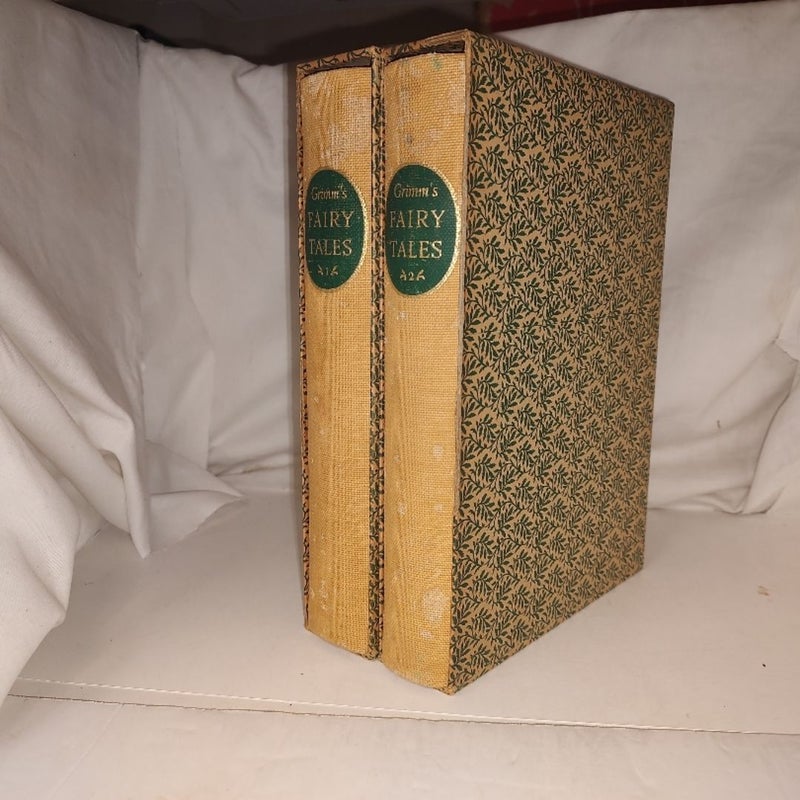 Grimm's Fairy Tales Volume 1 & 2 1962 The Heritage Press