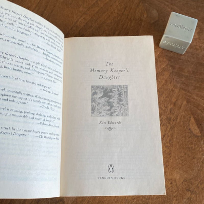 The Memory Keeper's Daughter