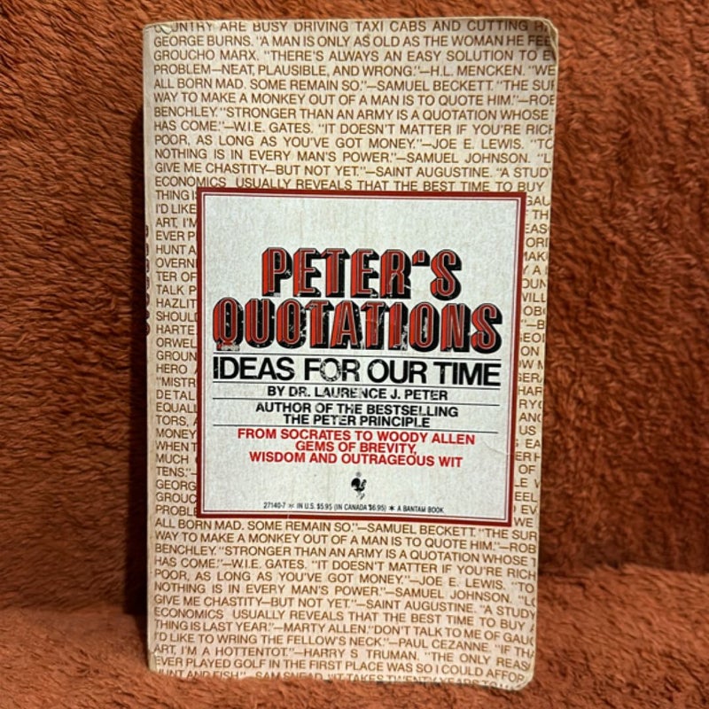Peter's Quotations