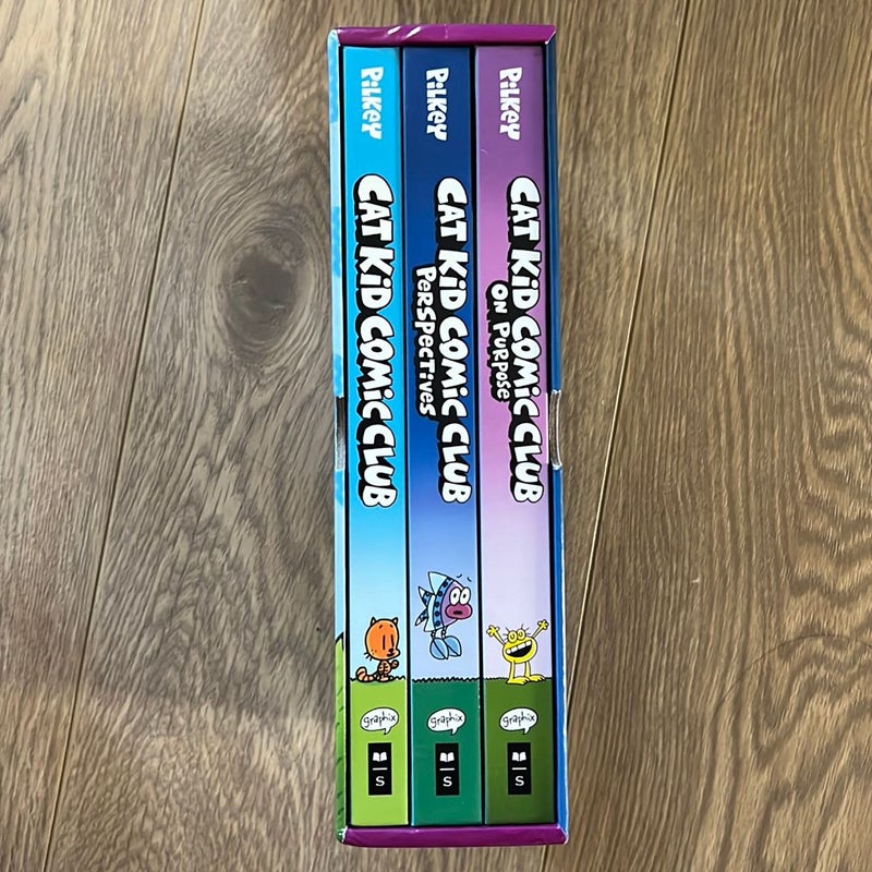 The Cat Kid Comic Club Collection: from the Creator of Dog Man (Cat Kid Comic Club #1-3 Boxed Set)