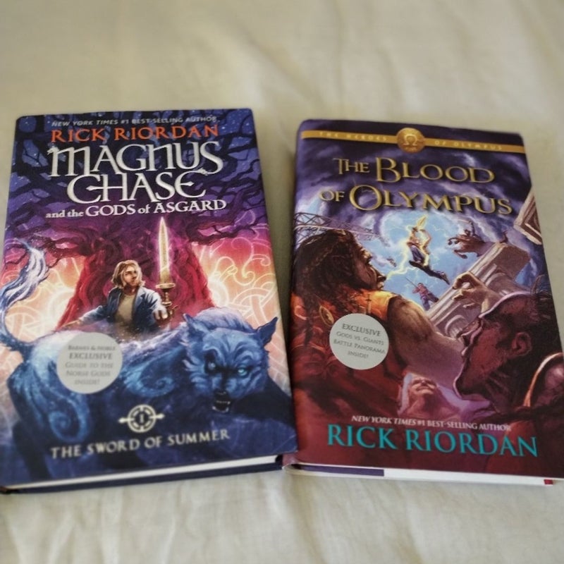 The Blood of Olympus and Magnus Chase, and the Gods of  Sshard