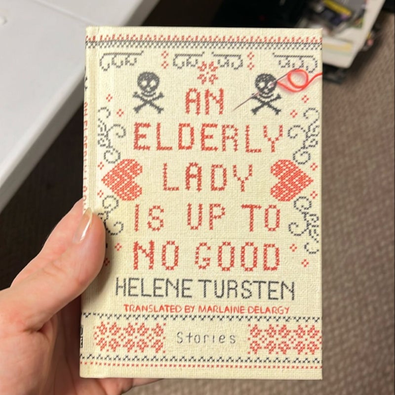 An Elderly Lady Is up to No Good