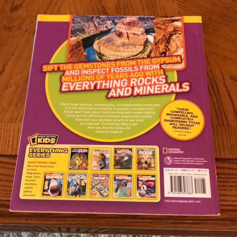 National Geographic Kids Everything Rocks and Minerals