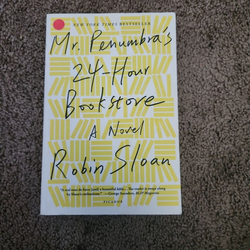 Mr. Penumbra's 24-Hour Bookstore