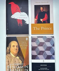 Meditations; The Prince; Benjamin Franklin; Epictetus 