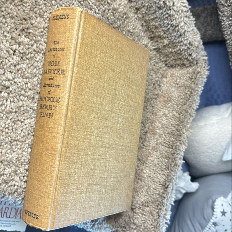 Tom Sawyer and Huckleberry Finn Hardcover Vintage Book