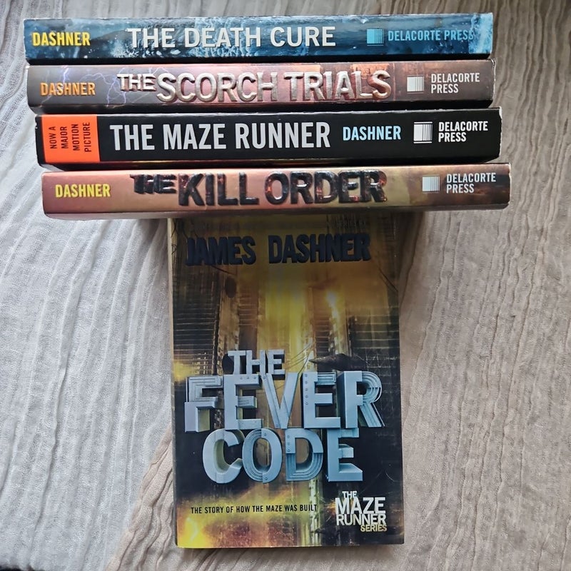 The Maze Runner Series - 5 Books