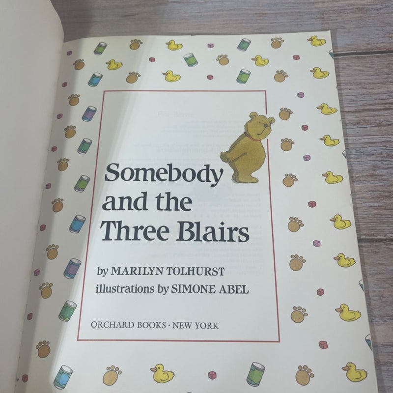 Somebody and the Three Blairs 1991 Edition