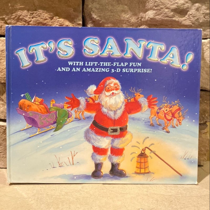 Its Santa (with lift-the-flap fun and an amazing 3D surprise)