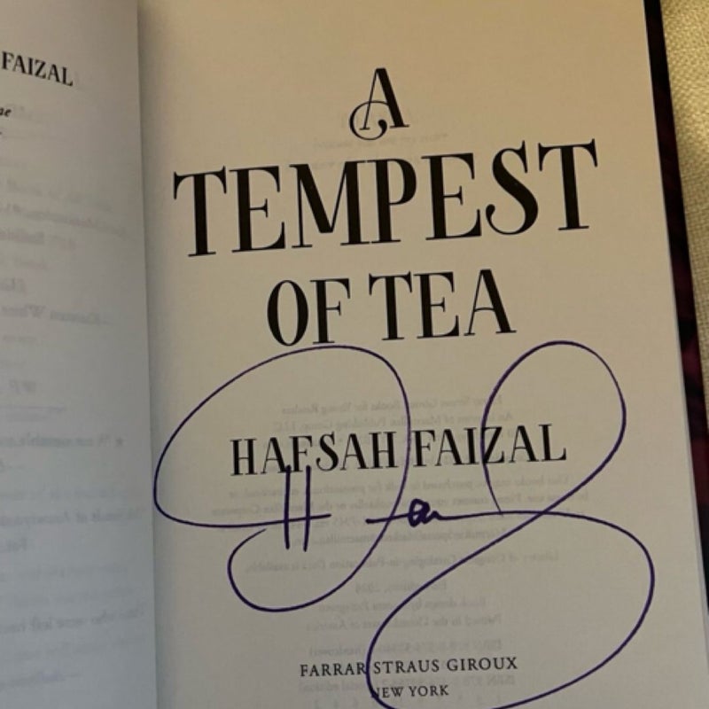 A Tempest Tea - Signed