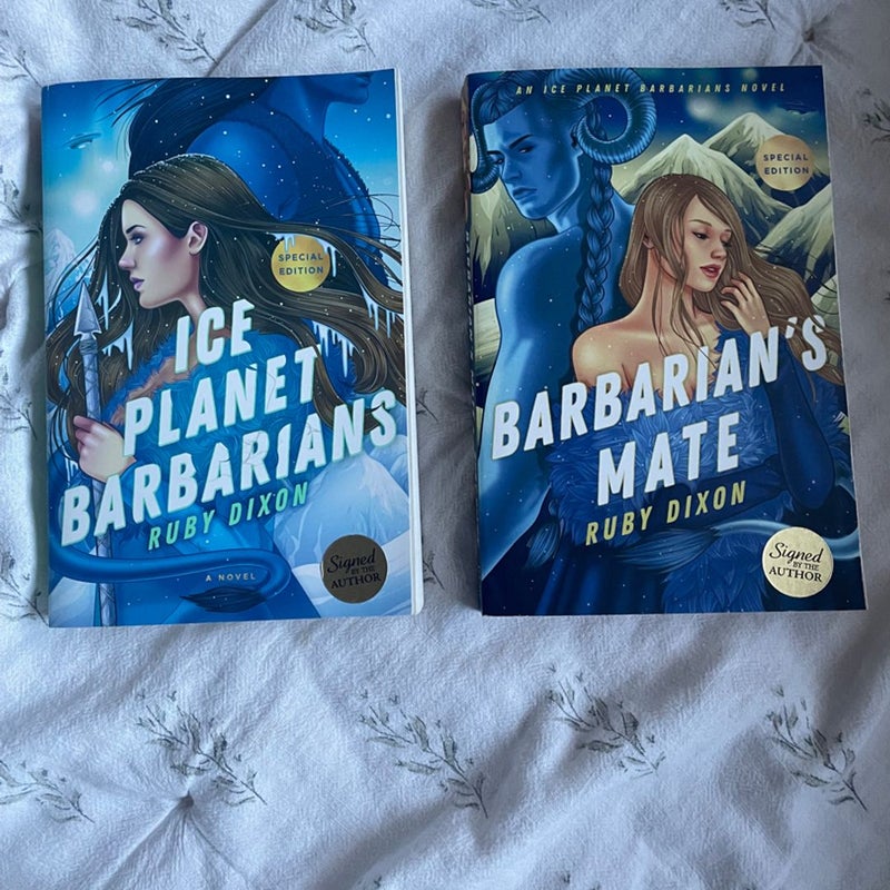 Ice Planet Barbarians and Barbarian Mate (Hand-Signed)