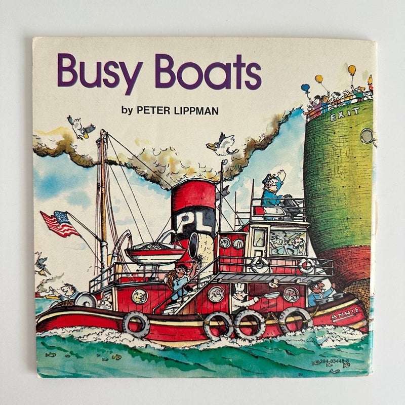Vintage 1977 Busy Boats