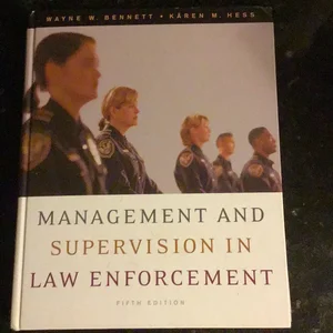 Management and Supervision in Law Enforcement