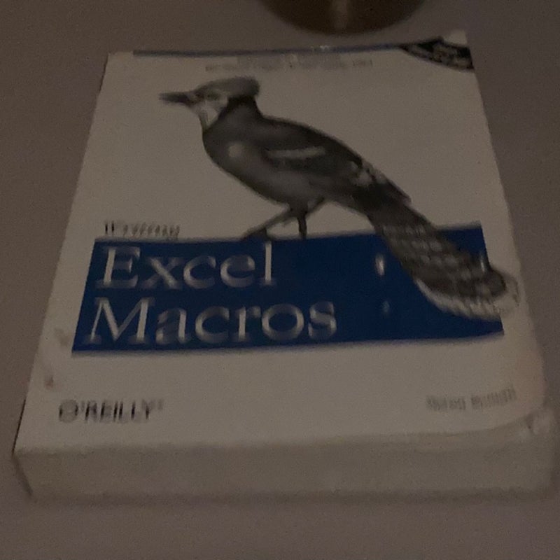 Writing Excel Macros