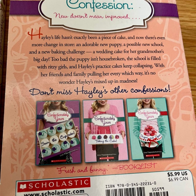 Set 3 Scholastic Chapter Books Confectionately Yours Series Ages 8-12 