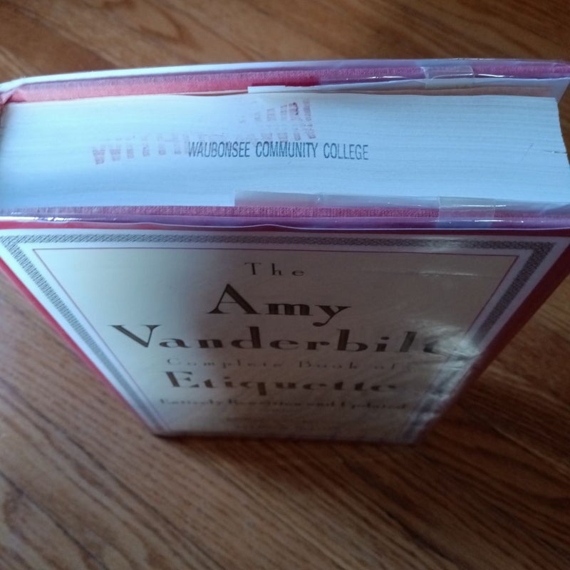 The Amy Vanderbilt Complete Book of Etiquette