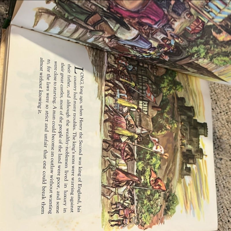 Adventures of Robin Hood and Pinocchio *1950s 2-in-1