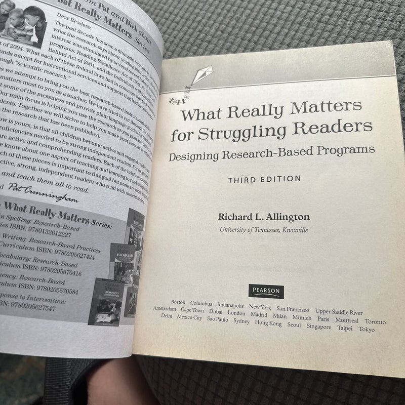 What Really Matters for Struggling Readers