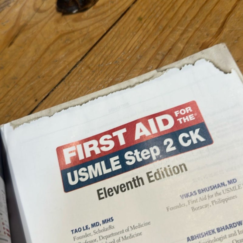 First Aid for the USMLE Step 2 CK, Eleventh Edition