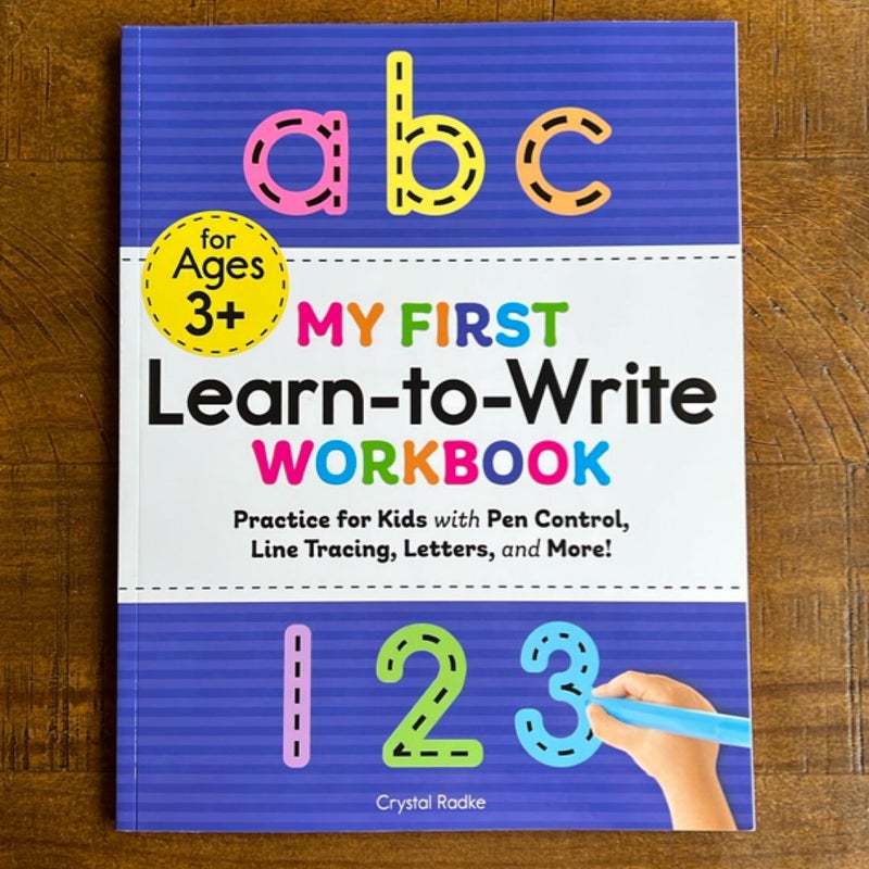 My First Learn to Write Workbook