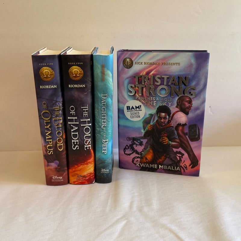 Rick Riordan Hardcover Book Bundle