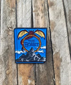 LOTR Lord of the Rings Hobbit Book Enamel Pin